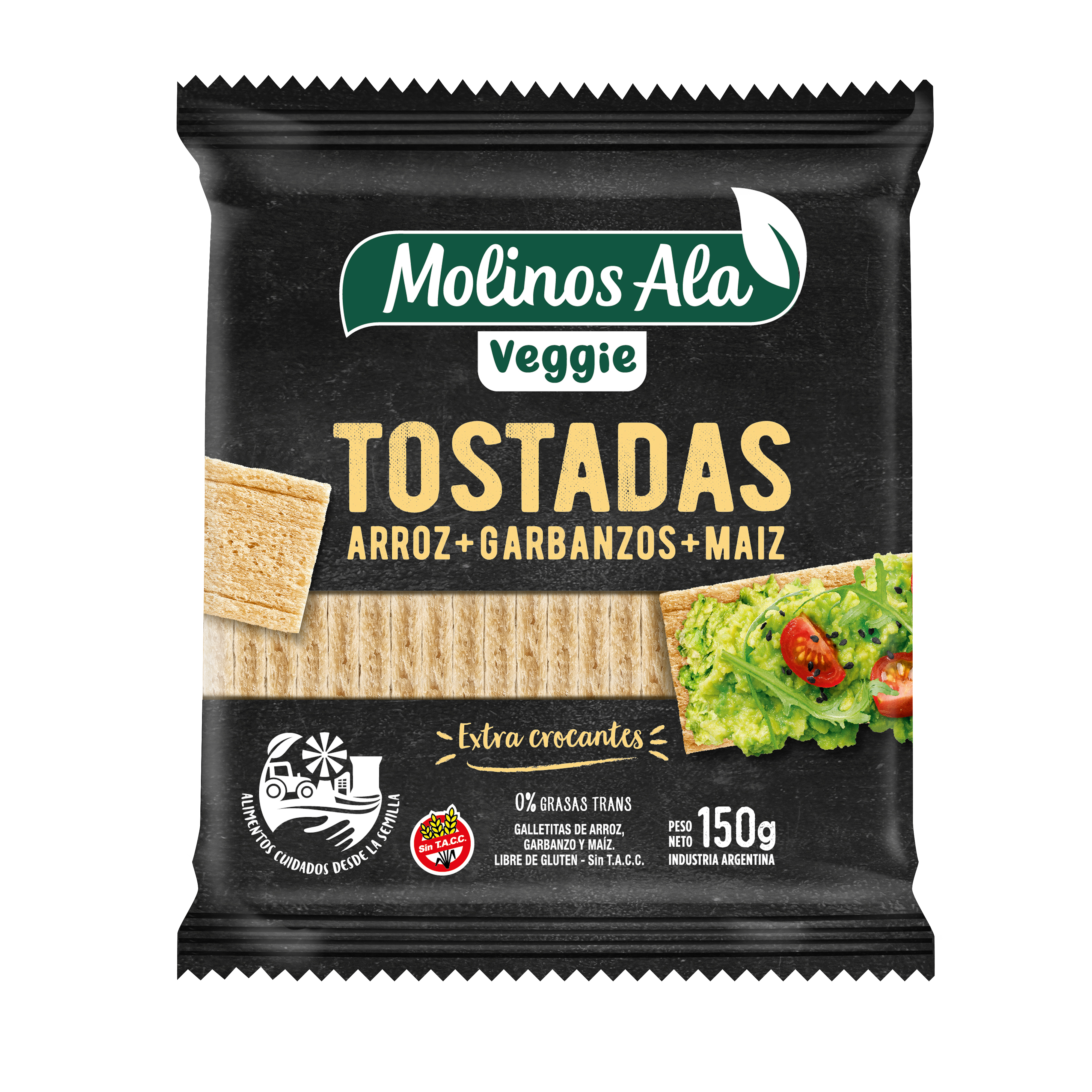 Tostadas de Arroz Veggie